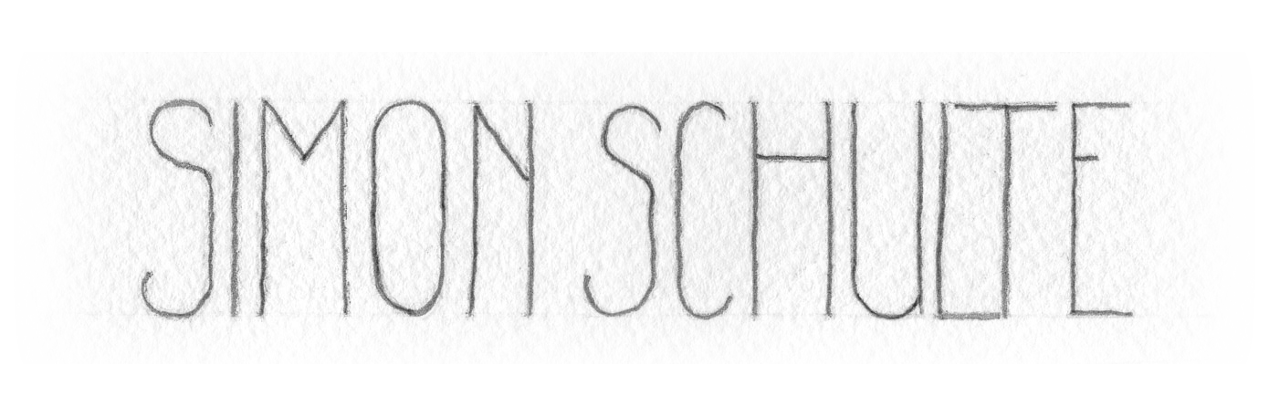 Simon Schulte - Schriftzug