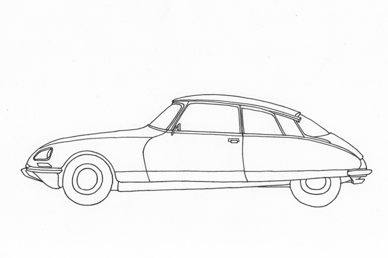 In der Zeit habe ich meistens mit Bleistift gezeichnet. Die meisten Motive waren Autos.