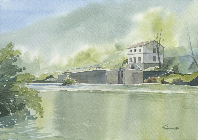 Die Ruinen der Abtei L’Abbaye de Hambye in der Normandie