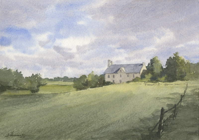 Gehöft in der Normandie