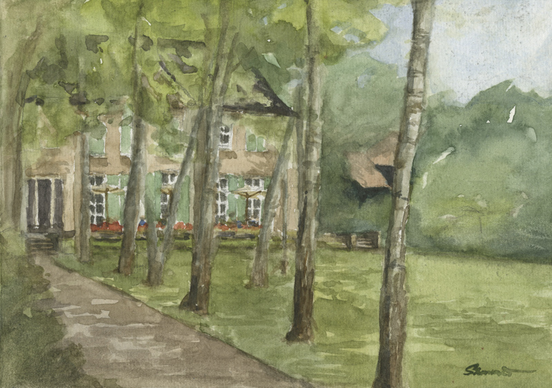 Die Ruinen der Abtei L’Abbaye de Hambye in der Normandie