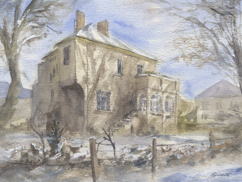 Die Ruinen der Abtei L’Abbaye de Hambye in der Normandie